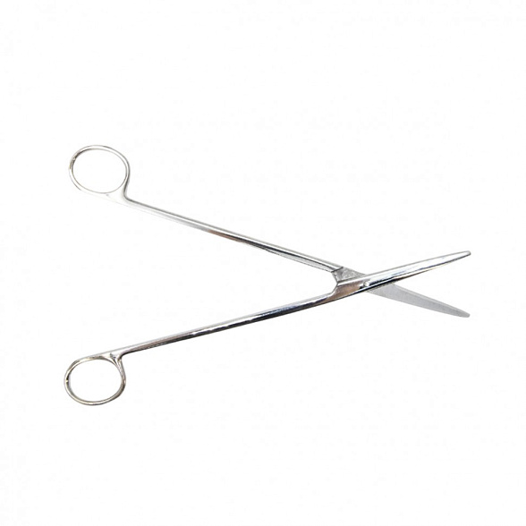 Ножницы для рассечения мягких тканей в глубоких полостях, прямые, армированные твердым сплавом 235 мм, Surgiwell