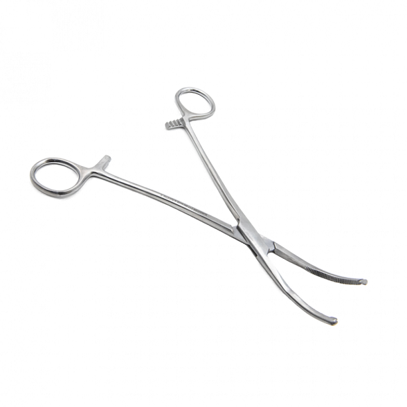 Зажим с крем для прикрепления белья к брюшине 200 мм Surgicon