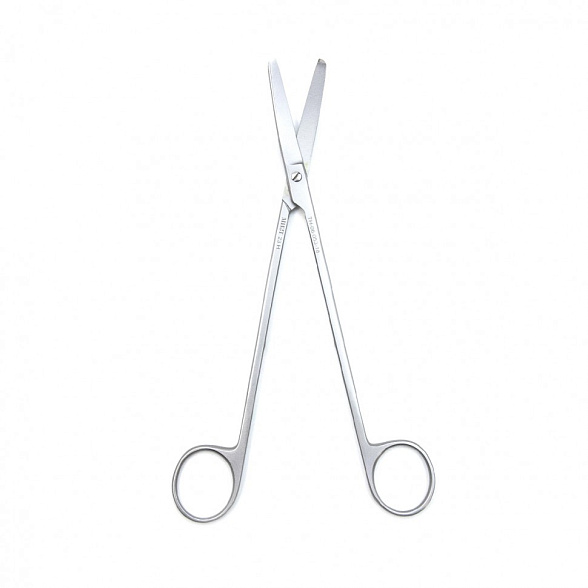 Ножницы REYNOLDS, для тонзиллэктомии, вертикально-изогнутые, 180 мм (Н-53р), МИЗТ