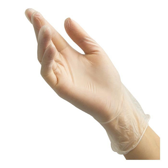 ! Перчатки виниловые BENOVY Vinyl, прозрачные, общего назначения, одноразовые, размер L, 50 пар в упаковке