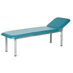 Кушетка медицинская смотровая, 2-х секционная, сварная, обивка - искусственная кожа 1980х640х530 БТ-А02