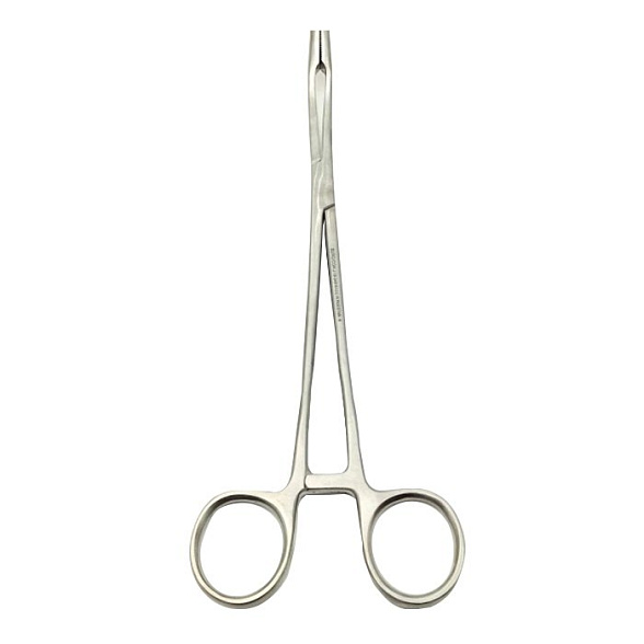 Зажимной инструмент Корнцанг изогнутый 260 мм Surgicon