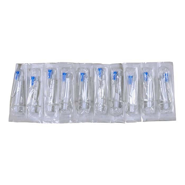 Шприц 2 мл ДВУХКОМПОНЕНТНЫЙ SFM, одноразовый стерильный с иглой 0,60х30-23Gx1 1/4" (блистер), 100 шт/уп