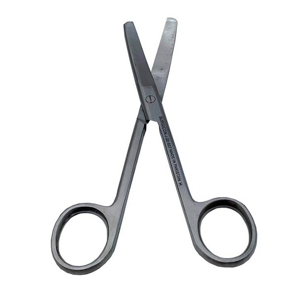 Ножницы тупоконечные вертикально-изогнутые 14,5см