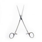 Зажим кровоостанавливающий, зубчатый, прямой №2, 205 мм. Surgiwell