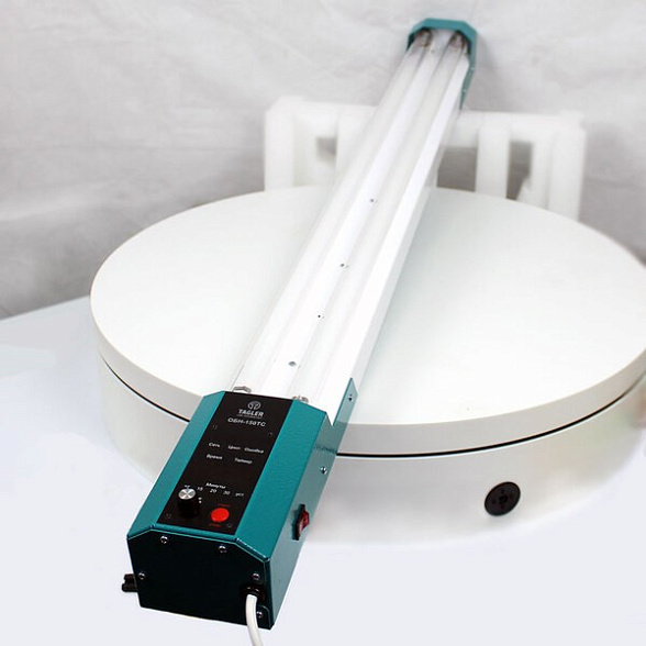 Ультрафиолетовый бактерицидный облучатель открытого типа ТАГЛЕР ОБН-150ТС (с таймером, 2x30 Вт)