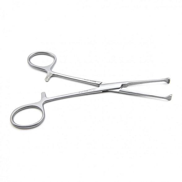 Зажим медицинский ALLIS, для захватывания кишечной стенки, прямой, 152 мм (З-24р), МИЗТ