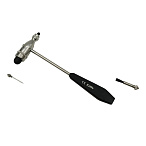 Неврологический молоточек ТРОМНЕР тяжелый 200г, с иглой и кисточкой, KaWe