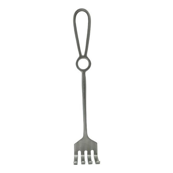 Крючок хирургический тупой четырехзубый N 4