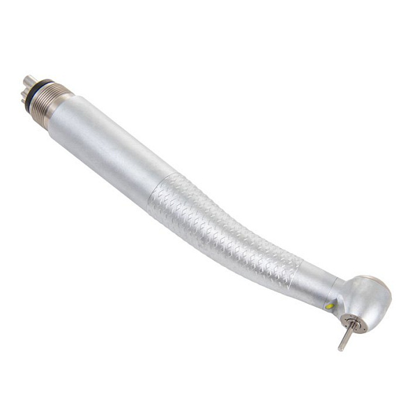 CX207-F-TP - турбинный наконечник с генератором света, с ортопедической головкой, для 4-х канального соединения, Coxo