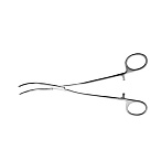 Зажим для лигатур и отведения аорты, детский, №1