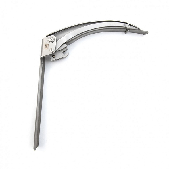 Клинок ларингоскопа MEGALIGHT FLAPLIGHT №3 F. O. с подвижным наконечником, с интегрированным световодом KaWe