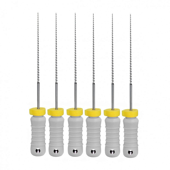 K-Files, 25мм, №15, дрильборы ручные, сталь, 6 шт. Eurofile
