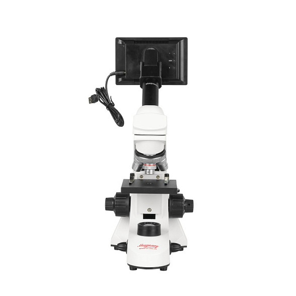 Микроскоп школьный Эврика 40х-1280х LCD цифровой, Veber