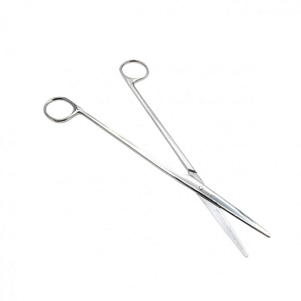 Ножницы для рассечения мягких тканей в глубоких полостях, прямые, армированные твердым сплавом 235 мм, Surgiwell