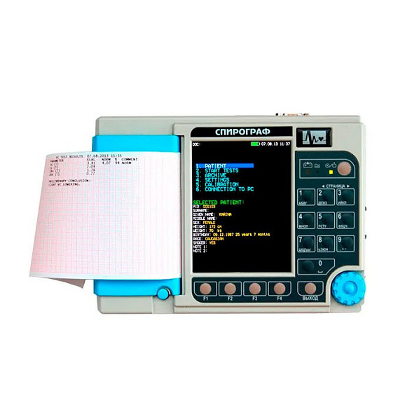 Спирограф СМП-21/01 Р-Д с внешним лазерным принтером и дополнительными аксессуарами, НПП Монитор