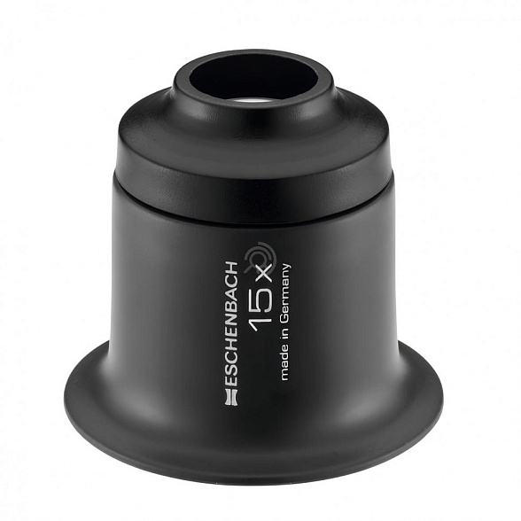 Лупа техническая каменная Eschenbach Stone magnifier, диаметр 13 мм, 15.0х