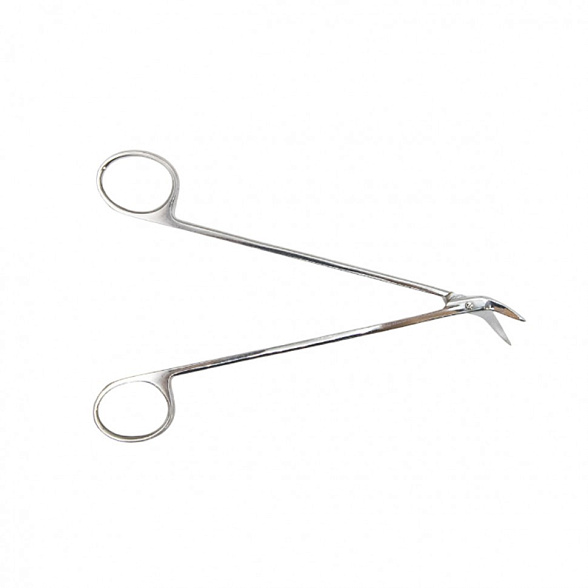 Ножницы сосудистые, горизонтально-изогнутые 160 мм, Surgiwell