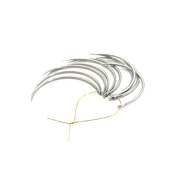 Игла хирургическая атравматическая INTRARICH для наложения швов (N(II) H/29/0.75-S), многоразовая, 100шт/уп (10 блистеров по 10шт)