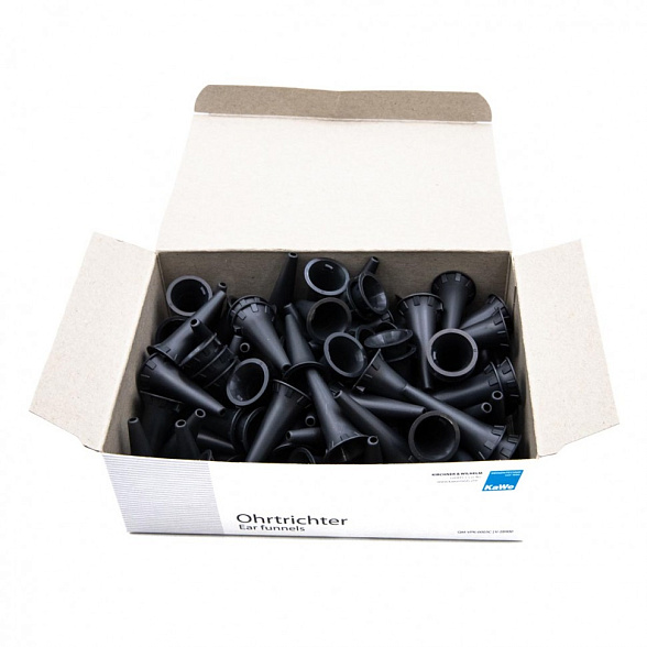 Набор  воронок одноразовых 100шт d = 2,5 мм в коробке картонной, KaWe