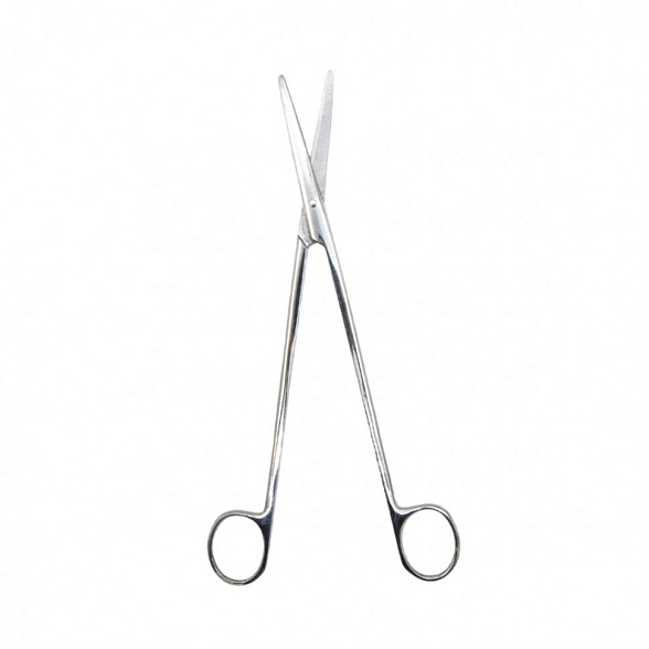 Ножницы для рассечения мягких тканей в глубоких полостях, прямые, армированные твердым сплавом 235 мм, Surgiwell