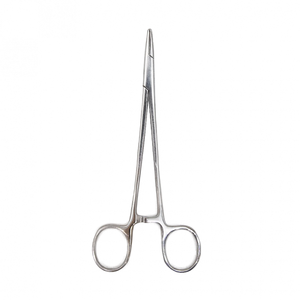 Зажим кровоостанавливающий "Москит", сосудистый, изогнутый по плоскости, детский, 165 мм. Surgiwell