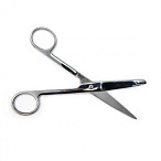 Ножницы с одним острым концом прямые, 160 мм, Surgiwell