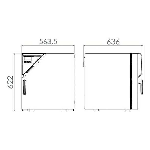 Стерилизатор Binder FED 53 с принудительной конвекцией (с вентилятором) с электронным контролем температуры