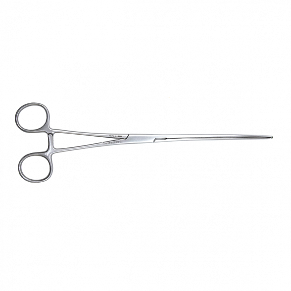 Зажим медицинский DOYEN, кишечный эластичный,для взрослых, изогнутый, 230 мм (З-40-2р), МИЗТ