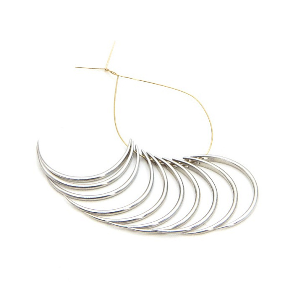 Игла хирургическая атравматическая INTRARICH для наложения швов (N(II) H/21/0.70-S), многоразовая, 100шт/уп (10 блистеров по 10шт)