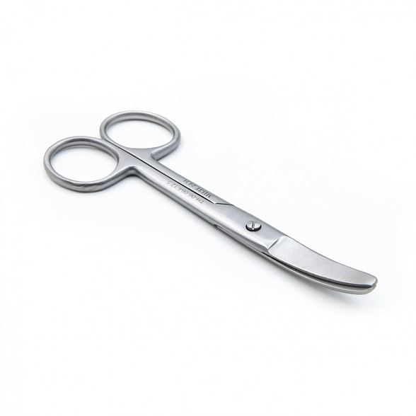 Ножницы хирургические тупоконечные вертикально-изогнутые, 125 мм (Н-64р) , МИЗТ