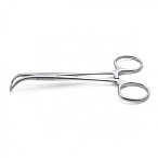 Зажим медицинский BACKHAUS, с кремальерой, длина 130мм. (&З-39р), МИЗТ