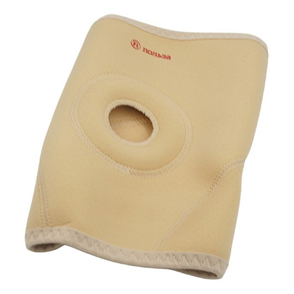 Бандаж фиксирующий коленный модель 0805 размер 2 (бежевый)