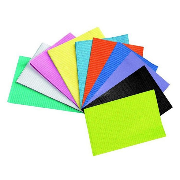 Салфетки для пациентов Basic Monoart 500 шт. (голубые)