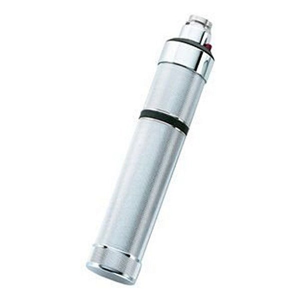 Отоскоп 25282-C 3,5v Диагностический волоконно-оптический отоскоп со встроенным осветителем горла + никель-кадмиевая рукоятка + набор воронок + футляр