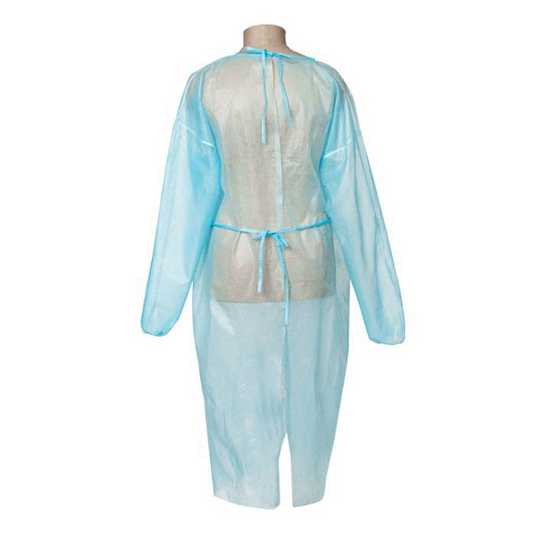 Халат одноразовый хирургический нестерильный, рукав на резинке
