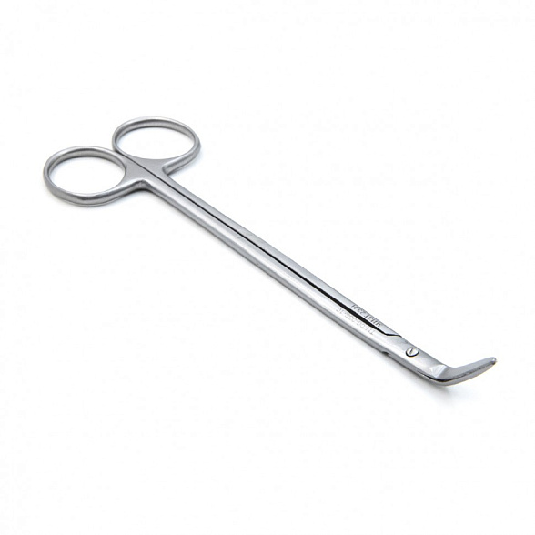 Ножницы DЕАN, сосудистые вертикально-изогнутые под углом, 160 мм (Н-38тр), МИЗТ