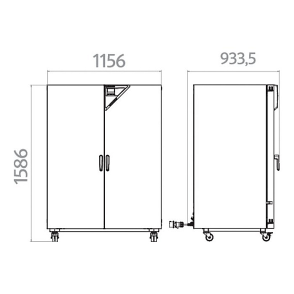 Стерилизатор Binder FED 720 с принудительной конвекцией (с вентилятором) с электронным контролем температуры