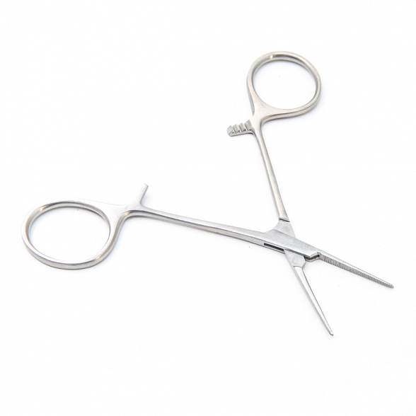 Зажим кровоостанавливающий зубчатый Mikro-Mosquito, 100 мм