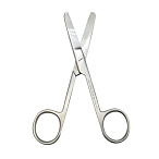 Ножницы тупоконечные вертикально изогнутые детские 115 мм Surgicon