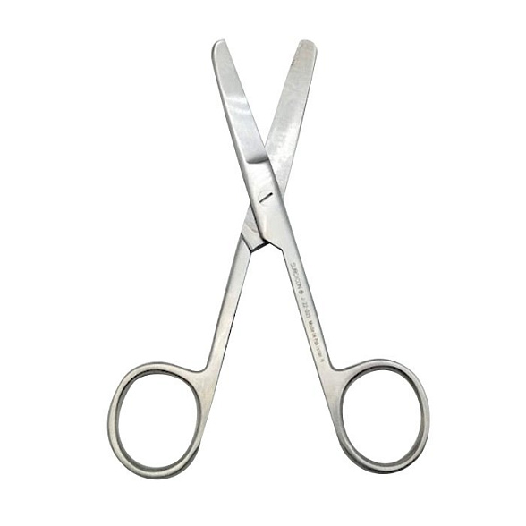 Ножницы тупоконечные вертикально изогнутые детские 115 мм Surgicon