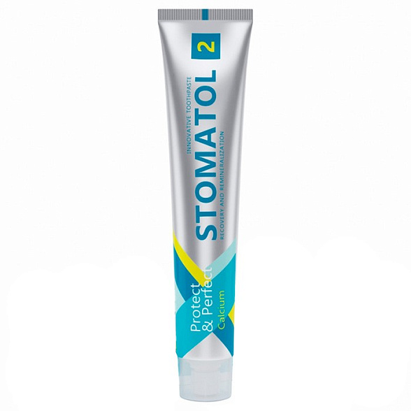 STOMATOL Зубная паста 2 Calcium 100гр