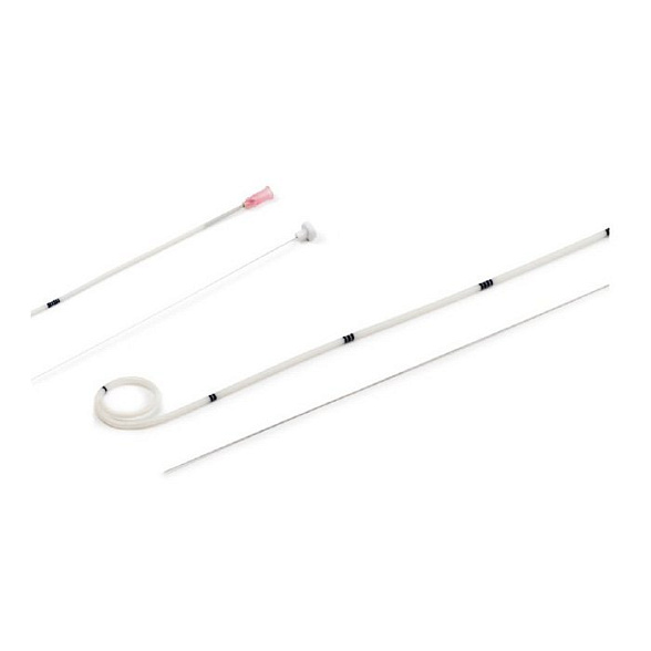 Катетер мочеточниковый рентгеноконтрастный одиночный pigtail, диаметр пузырной петли - 4 см, Balton (Размер катетера - 7F)
