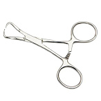 Зажим с кремальерой для операционного белья, 95 мм ПТО Медтехника