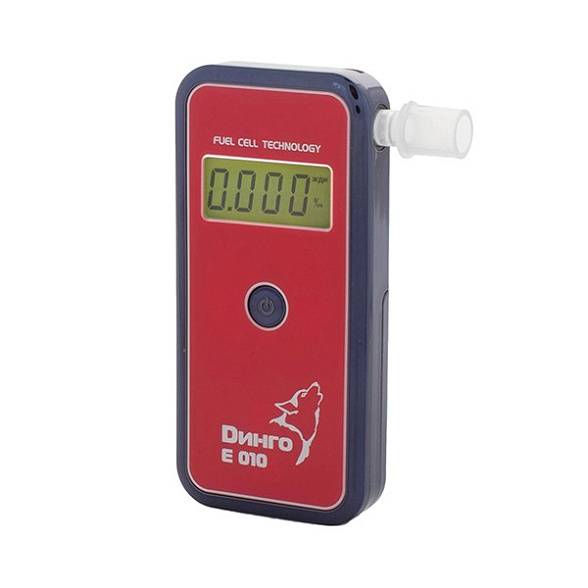 Анализатор паров этанола в выдыхаемом воздухе Динго Е010 (стандартный) в мини-кейсе без кабеля