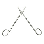 Ножницы с узкими закругленными лезвиями вертикально-изогнутые 175 мм Surgicon