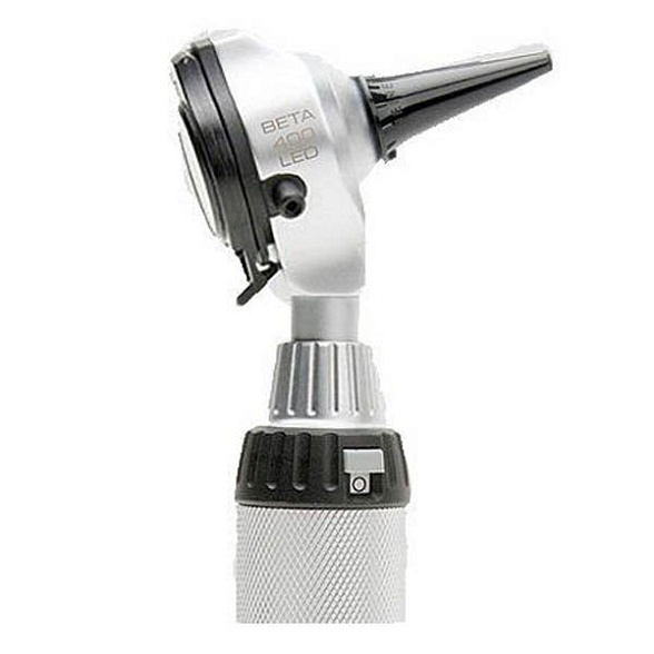 Отоскоп медицинский BETA 400 LED с рукояткой перезаряжаемой BETA 4 NT и Офтальмоскоп прямой медицинский BETA 200 LED в наборе Heine