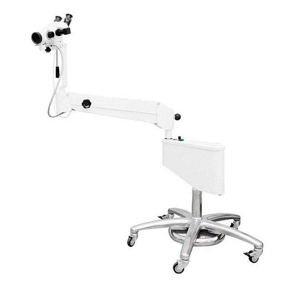 Кольпоскоп КМ-2 с видеосистемой с галогеновым источником света (пять ступеней увеличения) на пантографе