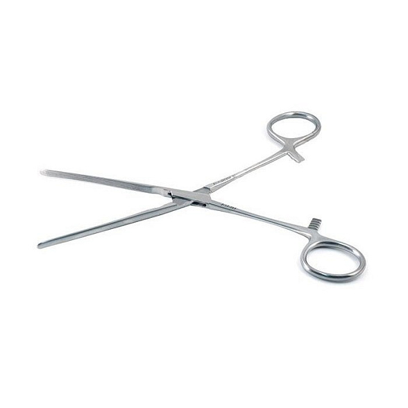 Зажим кишечный эластичный для детей прямой 200мм Surgicon