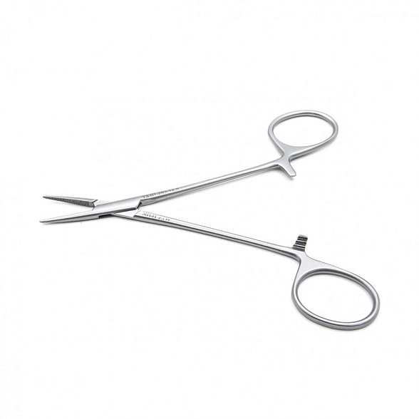 Зажим медицинский HALSTED-MOSQUITO, кровоостанавливающий, для новорожденных, прямой, 125 мм (З-120р), МИЗТ